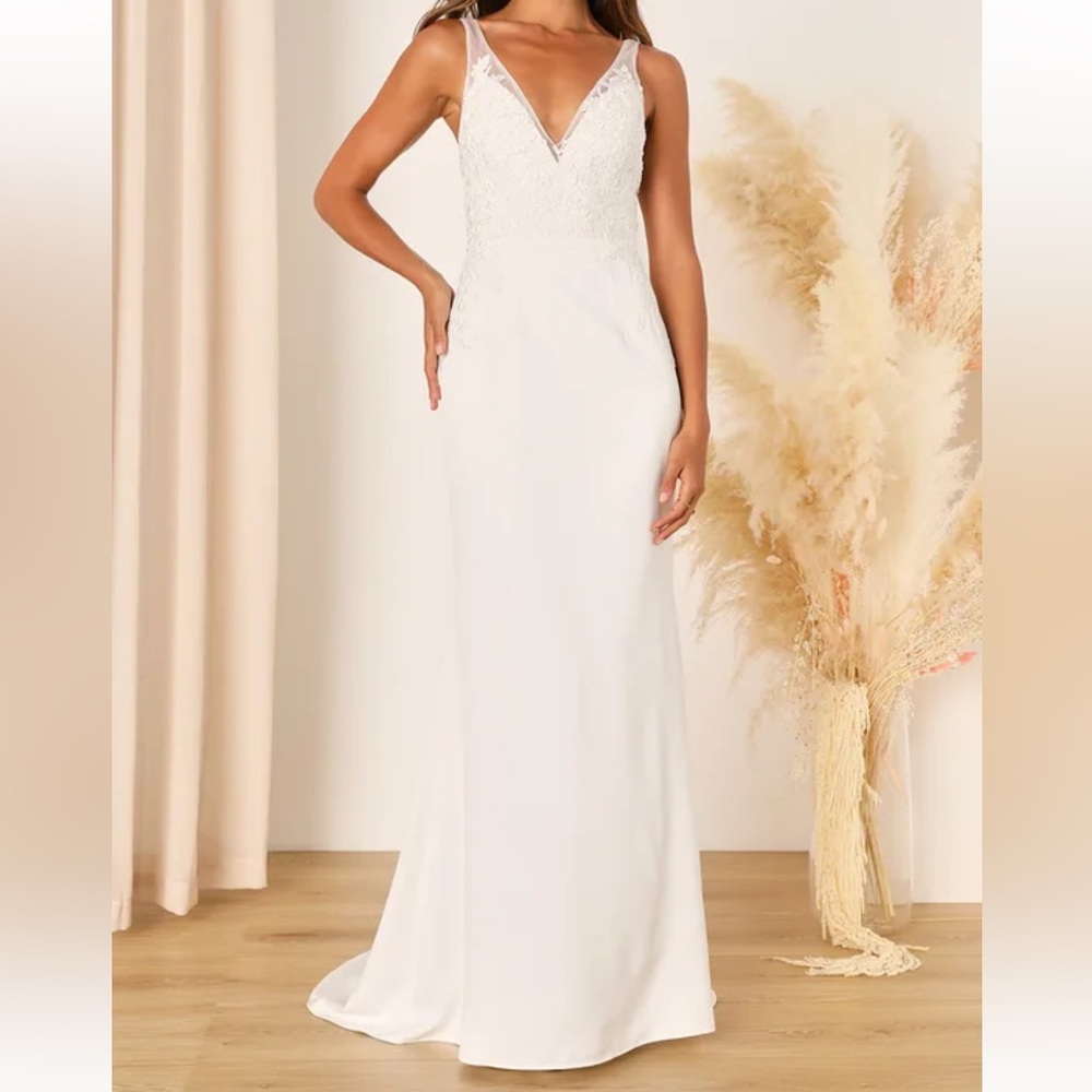 Lulus wedding dress